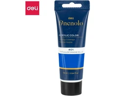 Akriliniai dažai DELI Finenolo 75ml, mėlynos spalvos