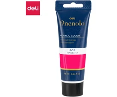 Akriliniai dažai DELI Finenolo 75ml, rožinės spalvos