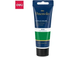 Akriliniai dažai DELI Finenolo 75ml,sultingos žalios spalvos