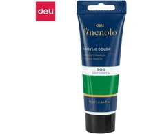 Akriliniai dažai DELI Finenolo 75ml,sultingos žalios spalvos