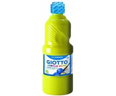 Akriliniai dažai Fila Giotto, 500ml, geltonos spalvos