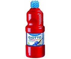 Akriliniai dažai Fila Giotto, 500ml, raudonos spalvos