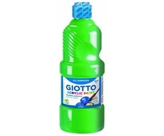 Akriliniai dažai Fila Giotto, 500ml, žalios spalvos