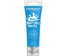 Akriliniai dažai Keyroad 75ml, mėlynos spalvos