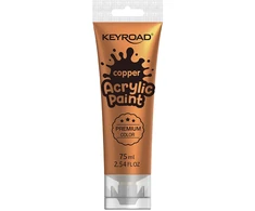 Akriliniai dažai Keyroad 75ml, metalizuotos vario spalvos