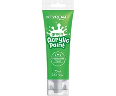 Akriliniai dažai Keyroad 75ml, žalios spalvos