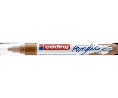 Akrilinis žymeklis edding 5100, šviesiai rudos spalvos
