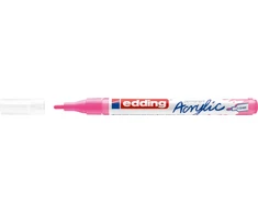 Akrilinis žymeklis edding 5300, neoninės rožinės spalvos