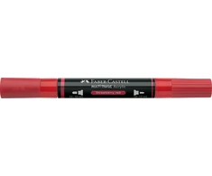 Akrilinis žymeklis Faber-Castell Multimark SP, braškės raudona spalva 219