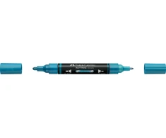 Akrilinis žymeklis Faber-Castell Multimark SP, metalinė mėlyna spalva 292