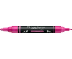 Akrilinis žymeklis Faber-Castell Multimark SP, fuksijų spalva 125