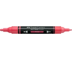 Akrilinis žymeklis Faber-Castell Multimark SP, rausvai raudona spalva 124