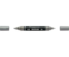 Akrilinis žymeklis Faber-Castell Multimark SP, sidabrinė spalva 251