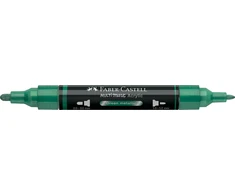 Akrilinis žymeklis Faber-Castell Multimark SP, metalinė žalia spalva 295