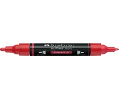 Akrilinis žymeklis Faber-Castell Multimark SP, braškės raudona spalva 219
