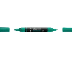 Akrilinis žymeklis Faber-Castell Multimark SP, smaragdo žalia spalva 358