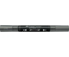 Akrilinis žymeklis Faber-Castell Multimark SP, metalinė plieno spalva 297
