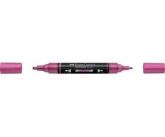Akrilinis žymeklis Faber-Castell Multimark SP, metalinė rožinė spalva 290