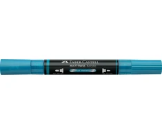 Akrilinis žymeklis Faber-Castell Multimark SP, metalinė mėlyna spalva 292