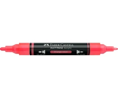 Akrilinis žymeklis Faber-Castell Multimark SP, neoninė oranžinė spalva 255