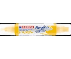 Akrilinis žymeklis Edding 5400, geltonos spalvos