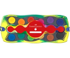 Akvarelė Faber-Castell Connector Dinosaurus,12 spalvų