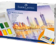 Akvarelė Faber-Castell Creative Studio 12 spalvų