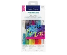 *Akvarelinė kreida Faber-Castell, 15vnt, įvairių spalvų