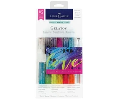 *Akvarelinė kreida Faber-Castell, 15vnt, įvairių spalvų