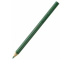 Akvarelinis pieštukas Faber-Castell GRIP Jumbo, 1vnt, tams. žalias
