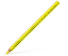 Akvarelinis pieštukas Faber-Castell GRIP Jumbo, 1vnt, neoninės geltonos spalvos