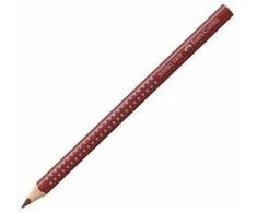 Akvarelinis pieštukas Faber-Castell Grip Jumbo, 1vnt, t. raudona sp.
