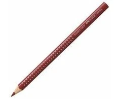 Akvarelinis pieštukas Faber-Castell Grip Jumbo, 1vnt, t. raudona sp.
