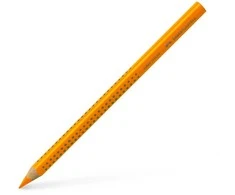 Akvarelinis pieštukas Faber-Castell GRIP Jumbo, 1vnt, neoninės oranžinės spalvos