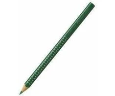 Akvarelinis pieštukas Faber-Castell GRIP Jumbo, 1vnt, tams. žalias