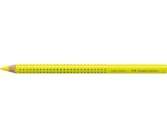 Akvarelinis pieštukas Faber-Castell GRIP Jumbo, 1vnt, neoninės geltonos spalvos