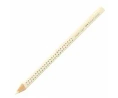 Akvarelinis pieštukas Faber-Castell Grip Jumbo, 1vnt, baltas