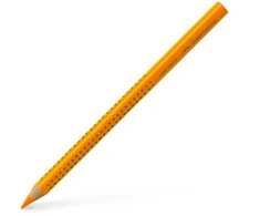 Akvarelinis pieštukas Faber-Castell GRIP Jumbo, 1vnt, neoninės oranžinės spalvos