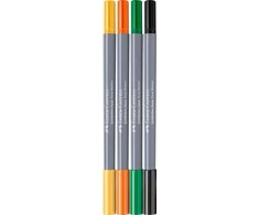 Akvareliniai žymekliai Faber-Castell Gofa Aqua Leaves