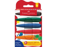 Žvakių pieštukai patiems mažiausiems 6 spalvos - Faber Castell