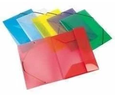 Aplankas dokumentams Viquel Propyglass A4, su gumelėmis, plastikinis, skaidrus