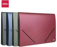 Aplankas-dokumentų dėklas DELI A4 13 skyrių, įvairių spalvų