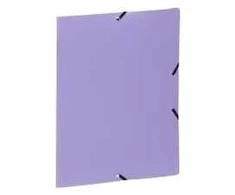 Aplankas su guma Viquel Chemise, A4, plastikinis, violetinės spalvos