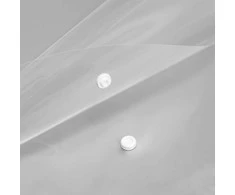 Aplankas-vokas DELI 11312 FC (241x372mm) su spaustuku, skaidrus