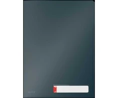 Aplankas vokelis Leitz Cosy Privacy su 3 skirtukais,L formos, A4, aksominės pilkos spalvos, 3vnt.