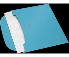 Aplankas vokelis Leitz Cosy Privacy su spaustuku ir 2 kišenėmis, A4, ramios mėlynos spalvos, 3 vnt.