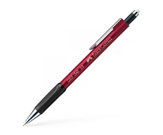 Automatinis pieštukas Faber-Castell 1345, 0.5mm metalizuotos raudonos spalvos