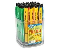 Centrum Tušinukas automatinis Prima, 0.7mm, mėlynas tušas, įvairių spalvų korpusas 1203-460