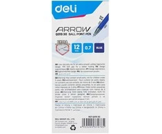 Automatinis tušinukas Deli Q01930 0.7mm mėlynas