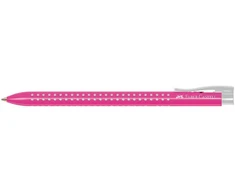 *Automatinis tušinukas Faber-Castell GRIP 2022, 1,0mm, rožinės spalvos korpusas, rožinės spalvos tušas